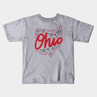 Ohio Script Graphic Kids T-Shirt